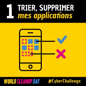 CyberCleanUp 1. Trier, Supprimer mes applications